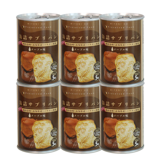 缶詰サプリパン GABA（ギャバ）メープル味・６缶セット
